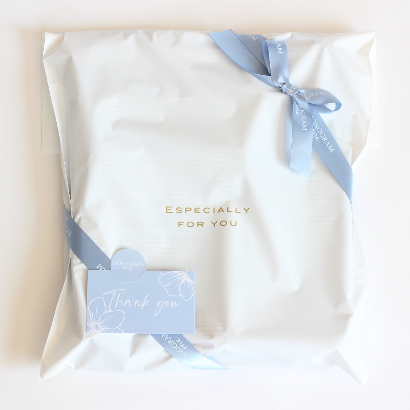 【選べるモチーフ】スタッキングポーチ3点セットBaby Blue Gingham