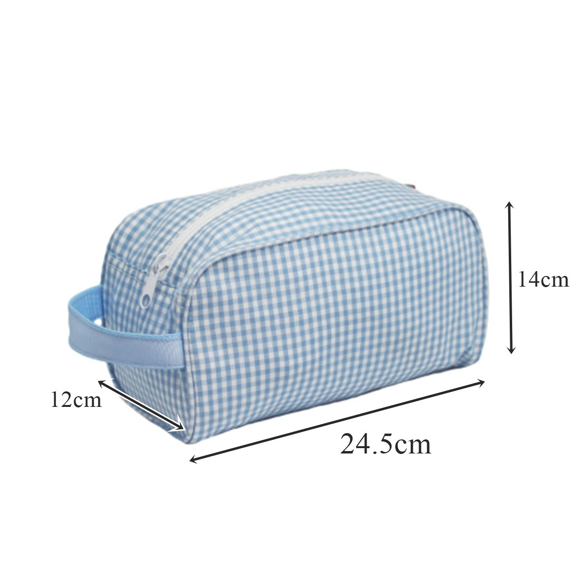 【選べるモノグラム】トラベラーポーチ Gingham