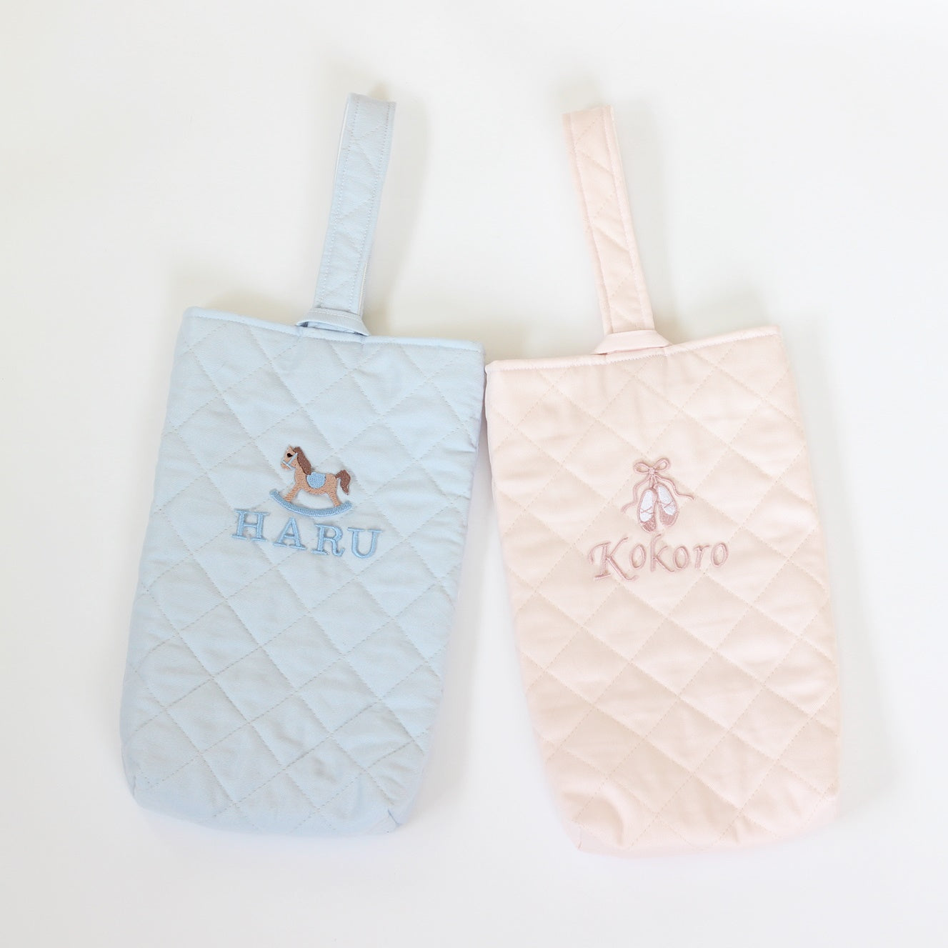 【名入れ】選べるモチーフのレッスンバッグ&シューズバッグセット