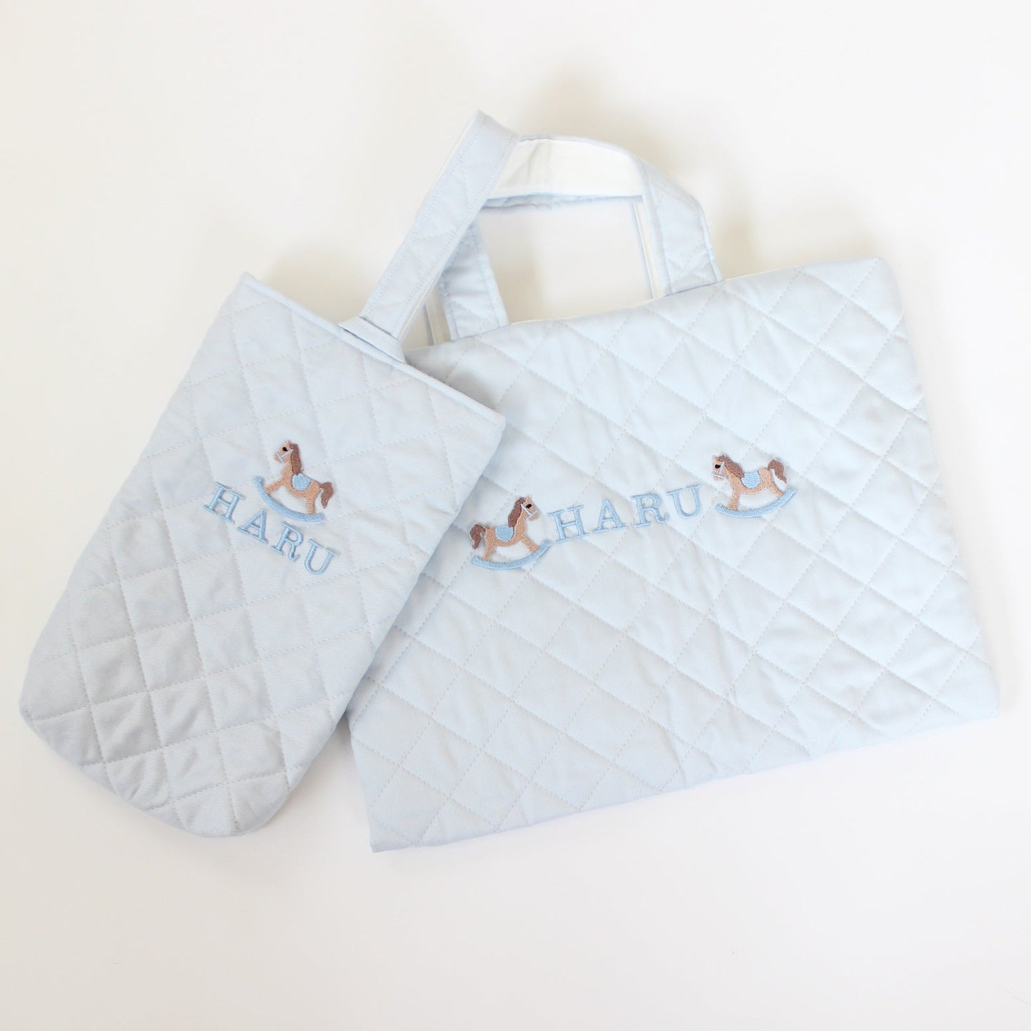 【名入れ】選べるモチーフのレッスンバッグ&シューズバッグセット