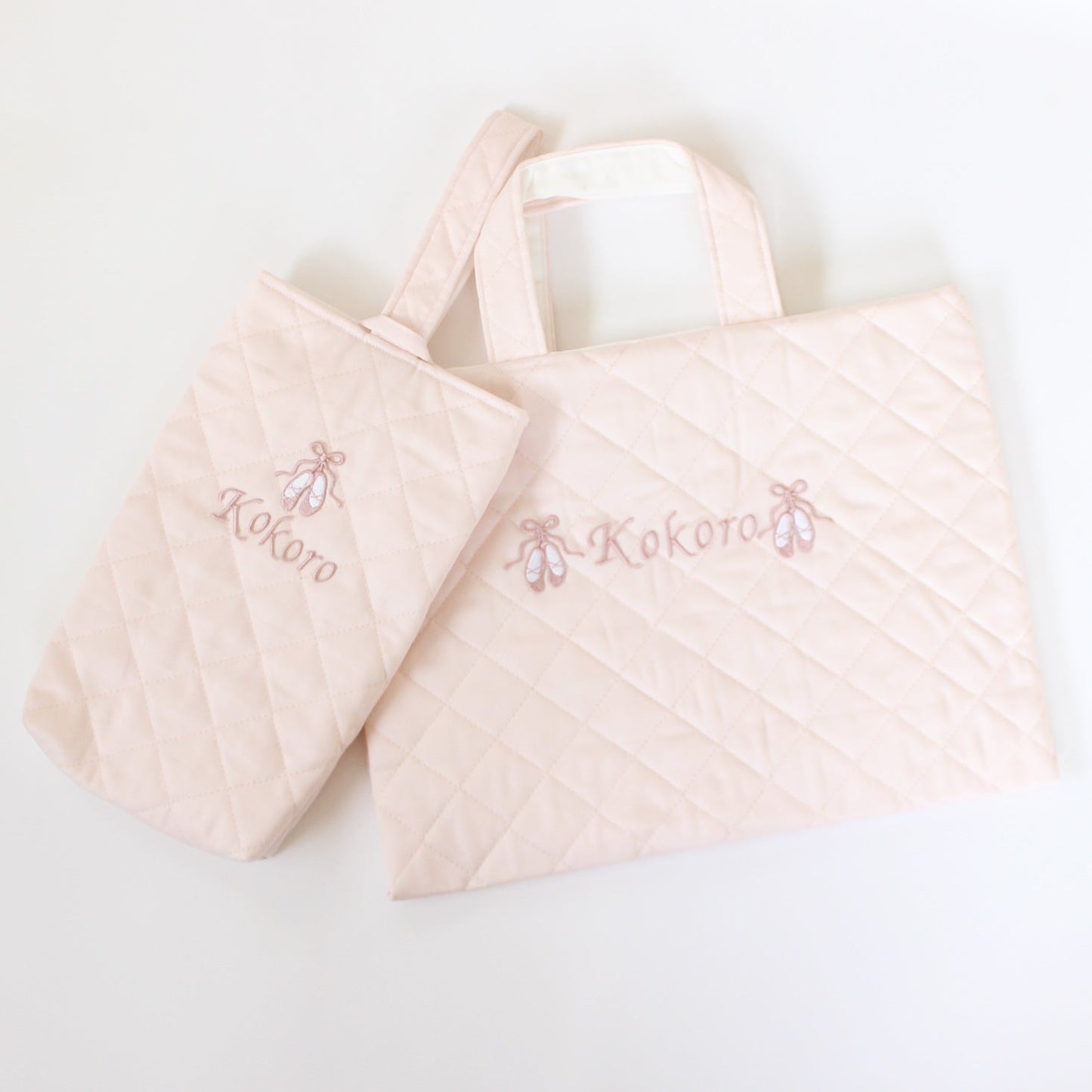 【名入れ】選べるモチーフのレッスンバッグ&シューズバッグセット