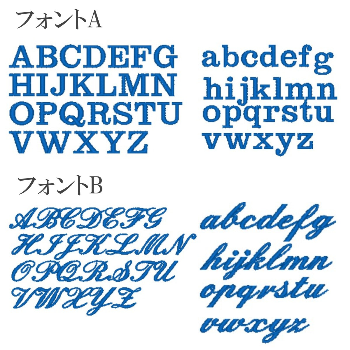【選べるモチーフ2】スタッキングポーチ3点セットBlue Check Seersucker