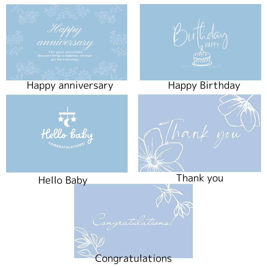 【選べるデザインフォント】スタッキングポーチ3点セットBaby Blue Gingham