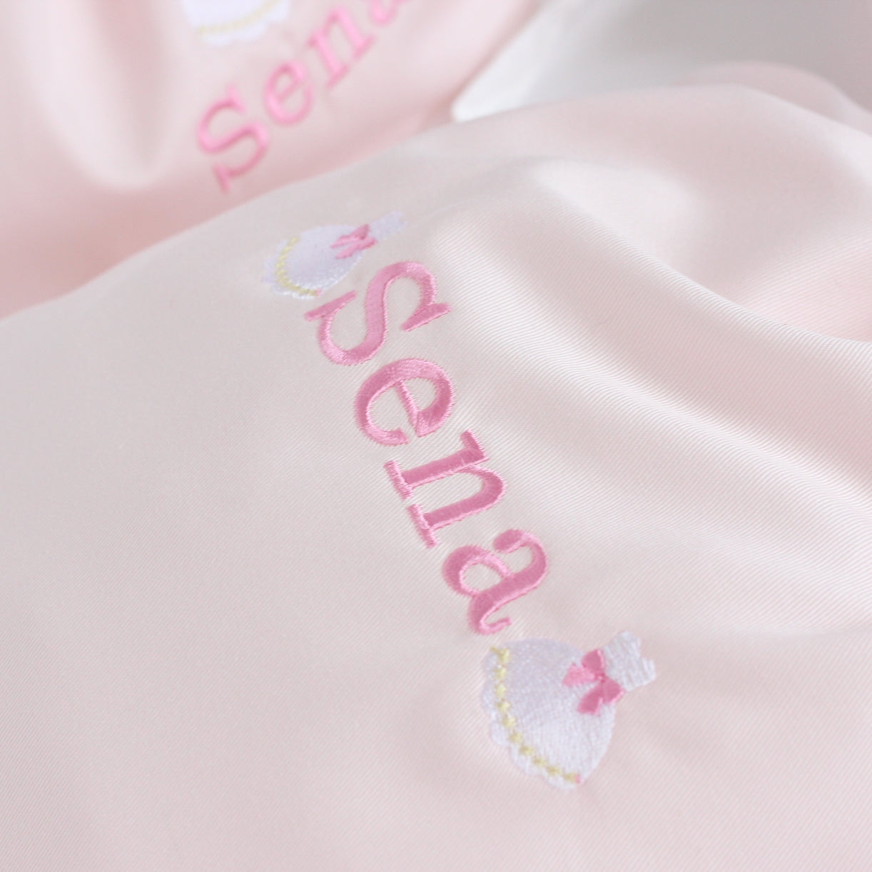 ドレスの名入れ巾着袋3種類セット